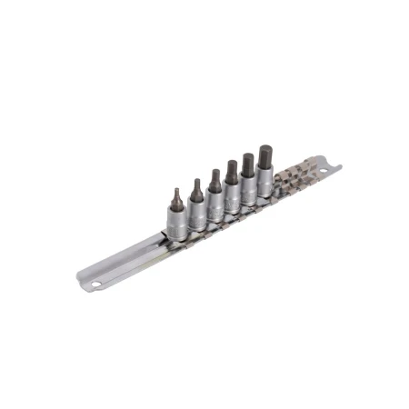 UNIOR Nasadki wkrętakowe HEX 1/4'' na szynie - rove.pl