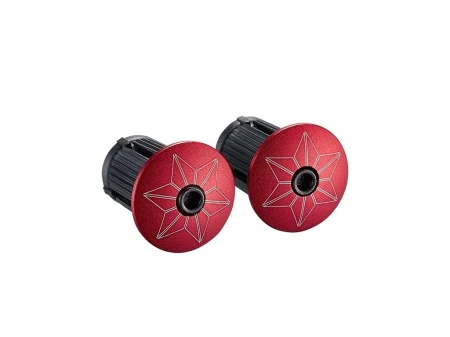 Owijka Supacaz Prizmatik - Red + Ano Red Plugs