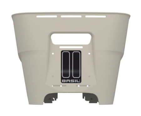 Kosz tylny na bagażnik BASIL CENTO NEO rear bicycle basket, 21L WSL System, off-white (NEW 2026)