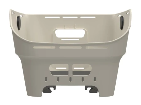Kosz tylny na bagażnik BASIL CENTO NEO rear bicycle basket, 21L WSL System, off-white (NEW 2026)
