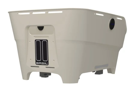 Kosz tylny na bagażnik BASIL CENTO NEO rear bicycle basket, 21L WSL System, off-white (NEW 2026)