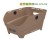 Kosz tylny na bagażnik BASIL CENTO NEO rear bicycle basket, 21L WSL System, sand (NEW 2026)