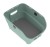 Kosz tylny na bagażnik BASIL CENTO NEO rear bicycle basket, 21L WSL System, silvergreen (NEW 2026) - rove.pl