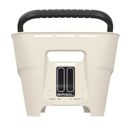 Kosz tylny na bagażnik BASIL CENTO NEO rear bicycle basket, 21L MultiSystem NX, off-white (NEW 2026)
