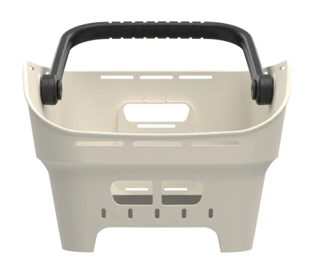 Kosz tylny na bagażnik BASIL CENTO NEO rear bicycle basket, 21L MultiSystem NX, off-white (NEW 2026)