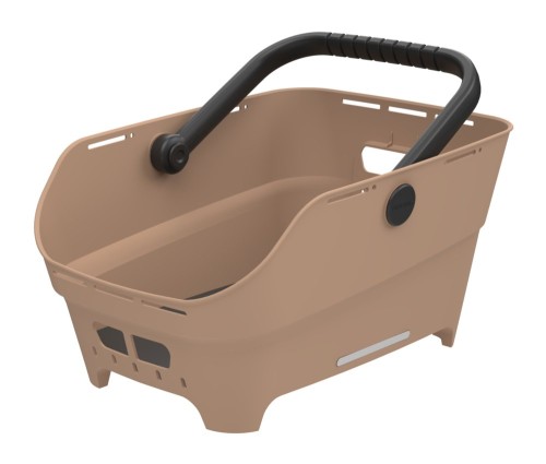 Przejdź do produktu Kosz tylny na bagażnik BASIL CENTO NEO rear bicycle basket, 21L MultiSystem NX, sand (NEW 2026)