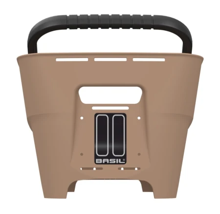 Kosz tylny na bagażnik BASIL CENTO NEO rear bicycle basket, 21L MultiSystem NX, sand (NEW 2026)