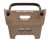 Kosz tylny na bagażnik BASIL CENTO NEO rear bicycle basket, 21L MultiSystem NX, sand (NEW 2026) - rove.pl