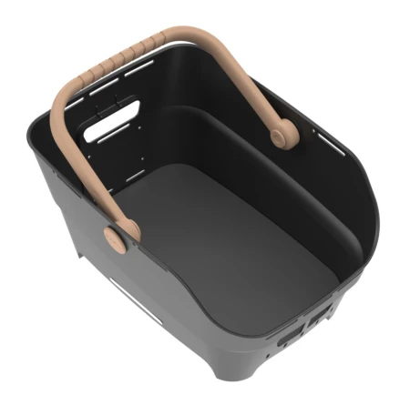Kosz tylny na bagażnik BASIL CENTO NEO rear bicycle basket, 21L MIK System (ready to go) black (NEW 2026) - rove.pl