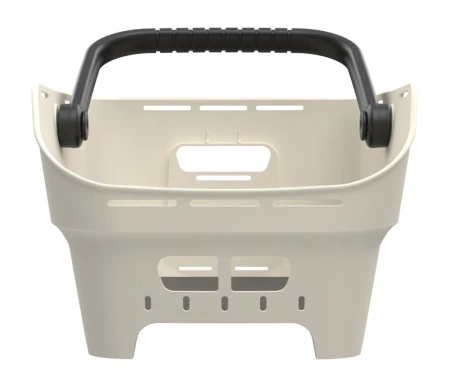 Kosz tylny na bagażnik BASIL CENTO NEO rear bicycle basket, 21L MIK System (ready to go), off-white (NEW 2026) - rove.pl