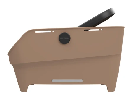 Kosz tylny na bagażnik BASIL CENTO NEO rear bicycle basket, 21L MIK System (ready to go) sand (NEW 2026)
