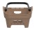 Kosz tylny na bagażnik BASIL CENTO NEO rear bicycle basket, 21L MIK System (ready to go) sand (NEW 2026)