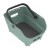 Kosz tylny na bagażnik BASIL CENTO NEO rear bicycle basket, 21L MIK System (ready to go), silvergreen (NEW 2026) - rove.pl
