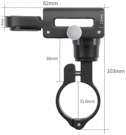 Uchwyt do telefonu GUB- P30 czarny - rove.pl