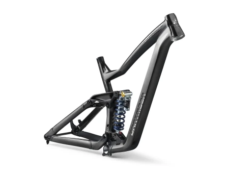 Rama Thunderbird FR, z damperem X-Fusion H3C HLR 225x75mm, Midnight Black (czarny mat z lustrzanymi naklejkami), Small