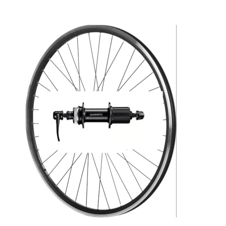 Koło 28'' tył kaseta QR stożek O-cz./P-cz. Shimano - rove.pl