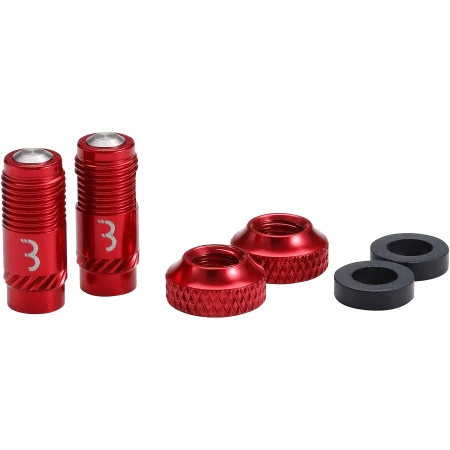 Zawór wentyla BBB CoreCap 2 szt.red