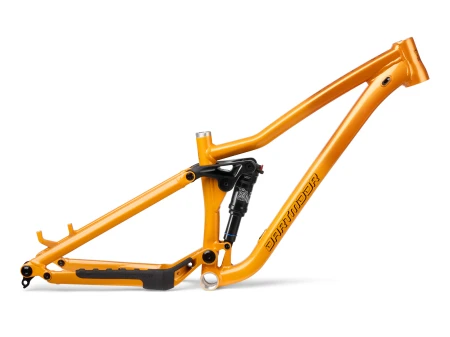 Rama Rocbird Junior, z damperem X-Fusion O2 Pro R 185x55mm, koła 26"/24", Copper Orange/Light Orange połysk, Small