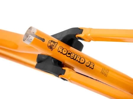 Rama Rocbird Junior, z damperem X-Fusion O2 Pro R 185x55mm, koła 26"/24", Copper Orange/Light Orange połysk, Small