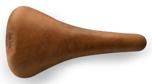 Przejdź do produktu Siodło SELLA ITALIA HERITAGE FLITE RACER LIGHT BROWN L (id match L1), Pręty TI316, Skórzane, Jasny Brąz, 230g (NEW)