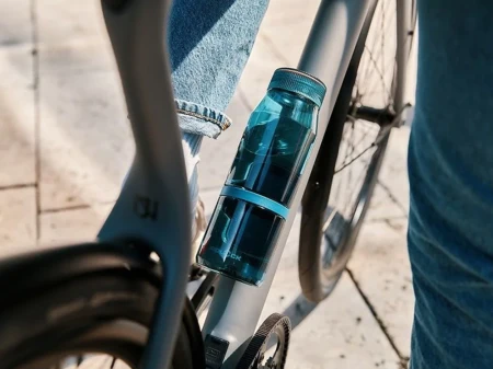 Bidon Fidlock Twist 700 Life clear/dark blue + baza Bike