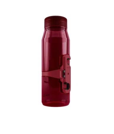 Bidon Fidlock Twist 700 Life clear/dark red + baza Bike