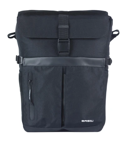 Sakwa pojedyncza BASIL MOVE COMMUTER BICYCLE BAG, MIK STUDS, 15L, Wodoodporna, Black (NEW)