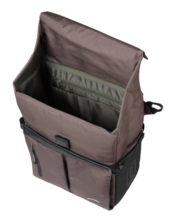 Sakwa pojedyncza BASIL MOVE COMMUTER BICYCLE BAG, MIK STUDS, 15L, wodoodporna, Brown (NEW) - rove.pl