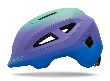 Kask dziecięcy GIRO SCAMP II matte blue jewel/vivid green roz. XS (45-49 cm) (NEW 2026) - rove.pl