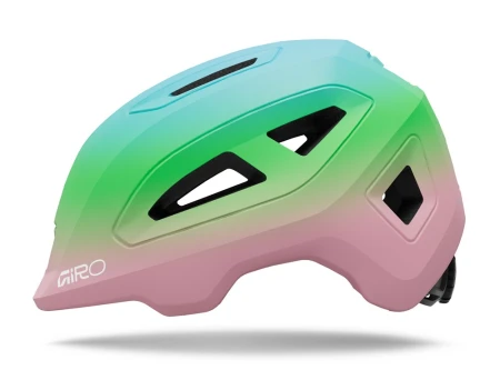 Kask dziecięcy GIRO SCAMP II matte light pink/green fade roz. XS (45-49 cm) (NEW 2026)
