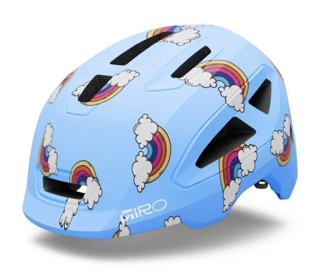 Kask dziecięcy GIRO SCAMP II matte multi rainbow roz. S (49-53 cm) (NEW 2026) - rove.pl