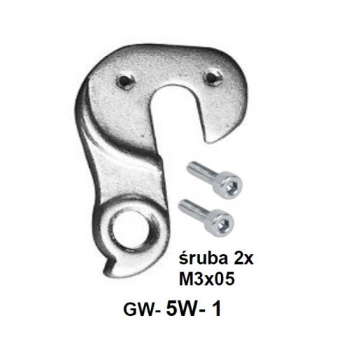 Przejdź do produktu hak przerzutki do ramy GW-5w-1