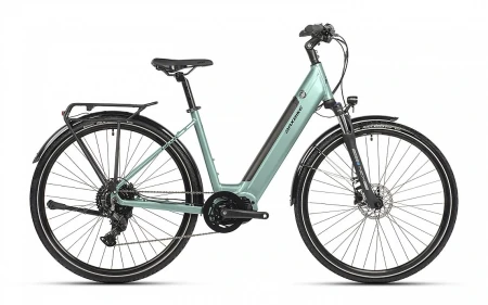 Rower elektryczny MAXBIKE Villa 28" Silver Ether