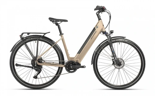 Przejdź do produktu Rower elektryczny MAXBIKE Urbea 28" Silver Titan 18"