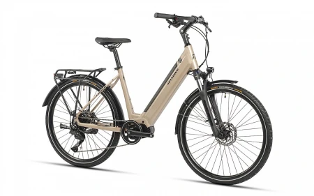 Rower elektryczny MAXBIKE Urbea 26" Silver Titan