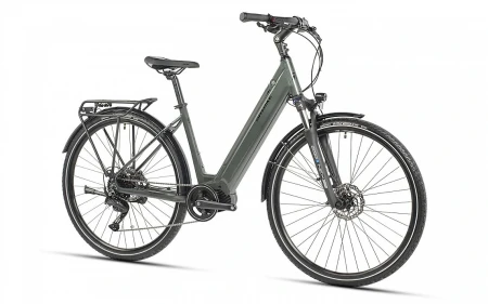 Rower elektryczny MAXBIKE Urbea 28" Pearl Sea Gray