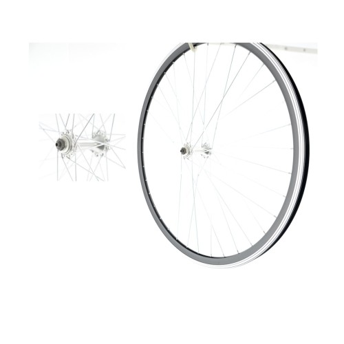Przejdź do produktu Koło 28'' przód stożek QR O-czarna/P-srebrna