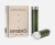 Chwyty BROOKS SLENDER LEATHER GRIPS RACING GREEN LIMITED EDITION, Rozmiar 130/130 (NEW) - rove.pl