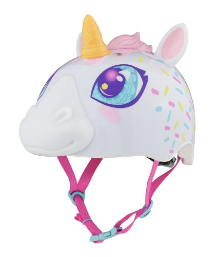 Przejdź do produktu Kask dziecięcy juniorski RASKULLZ SUPER UNICONE white roz. S (50-54 cm) (NEW)