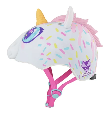 Kask dziecięcy juniorski RASKULLZ SUPER UNICONE white roz. S (50-54 cm) (NEW) - rove.pl