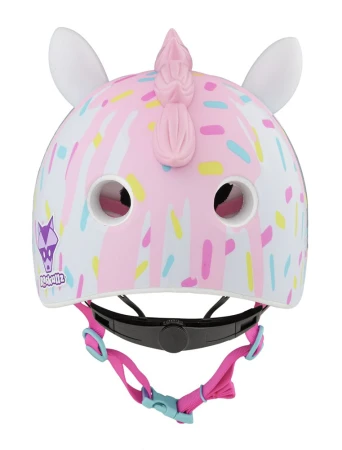 Kask dziecięcy juniorski RASKULLZ SUPER UNICONE white roz. S (50-54 cm) (NEW) - rove.pl