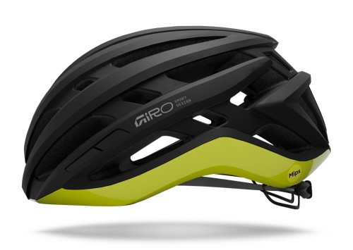 Przejdź do produktu Kask szosowy GIRO AGILIS MIPS matte black/gloss hi viz yellow roz. M (55-59 cm).