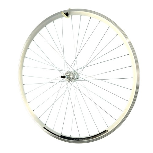 Przejdź do produktu Koło 28'' tył woln. stożek O-srebrna/P-srebrna