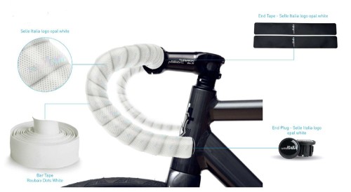 Przejdź do produktu Owijka na kierownicę SELLE ITALIA SE OPAL WHITE, 2,5mm, 30x2000mm, Edycja Limitowana, 130g (NEW)