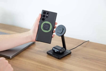 Uchwyt z ładowarką Quad Lock Dual Desktop Wireless Charger - rove.pl