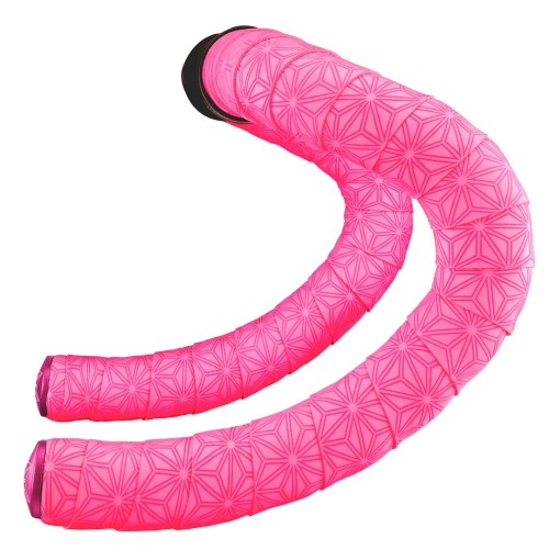 Przejdź do produktu Owijka Supacaz Super Sticky Kush Gravel - Neon Pink + Neon Pink Star Plugz