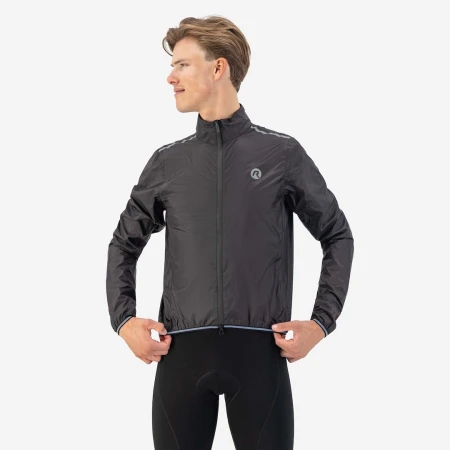 Rogelli kurtka ESSENTIAL czarna XL - rove.pl