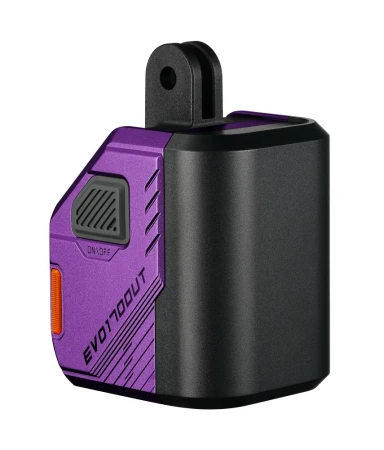 Lampka przednia MAGICSHINE EVO 1700UT PURPLE ANT+ FTR, 1700 lumenów, Kompatybilna z Shimano Di2, Zestaw Lampka + Pilot (NEW) - rove.pl