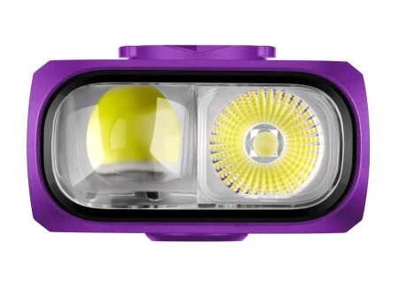 Lampka przednia MAGICSHINE HORI 1300 PRO PURPLE DUAL MOUNTED FTR, ANT+, 1300 lumenów, Z Pilotem, Bez uchwytu (NEW) - rove.pl