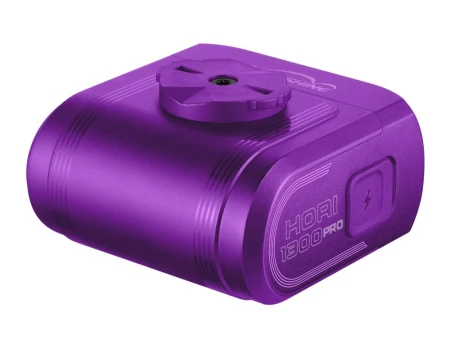 Lampka przednia MAGICSHINE HORI 1300 PRO PURPLE DUAL MOUNTED FTR, ANT+, 1300 lumenów, Z Pilotem, Bez uchwytu (NEW) - rove.pl